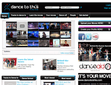 Tablet Screenshot of dancetothis.com